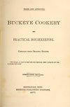 1877 - Buckeye Cookery Recipes